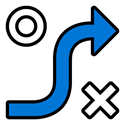 blue-black-strategy-map-icon